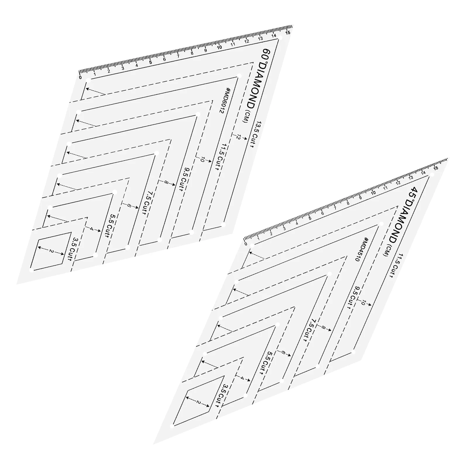 

Ruler Patchwork Quilting Sewing Diy Ironing Template Iron Fabric Cloth Measure Stencils Measuring Craft Diamond Stitching
