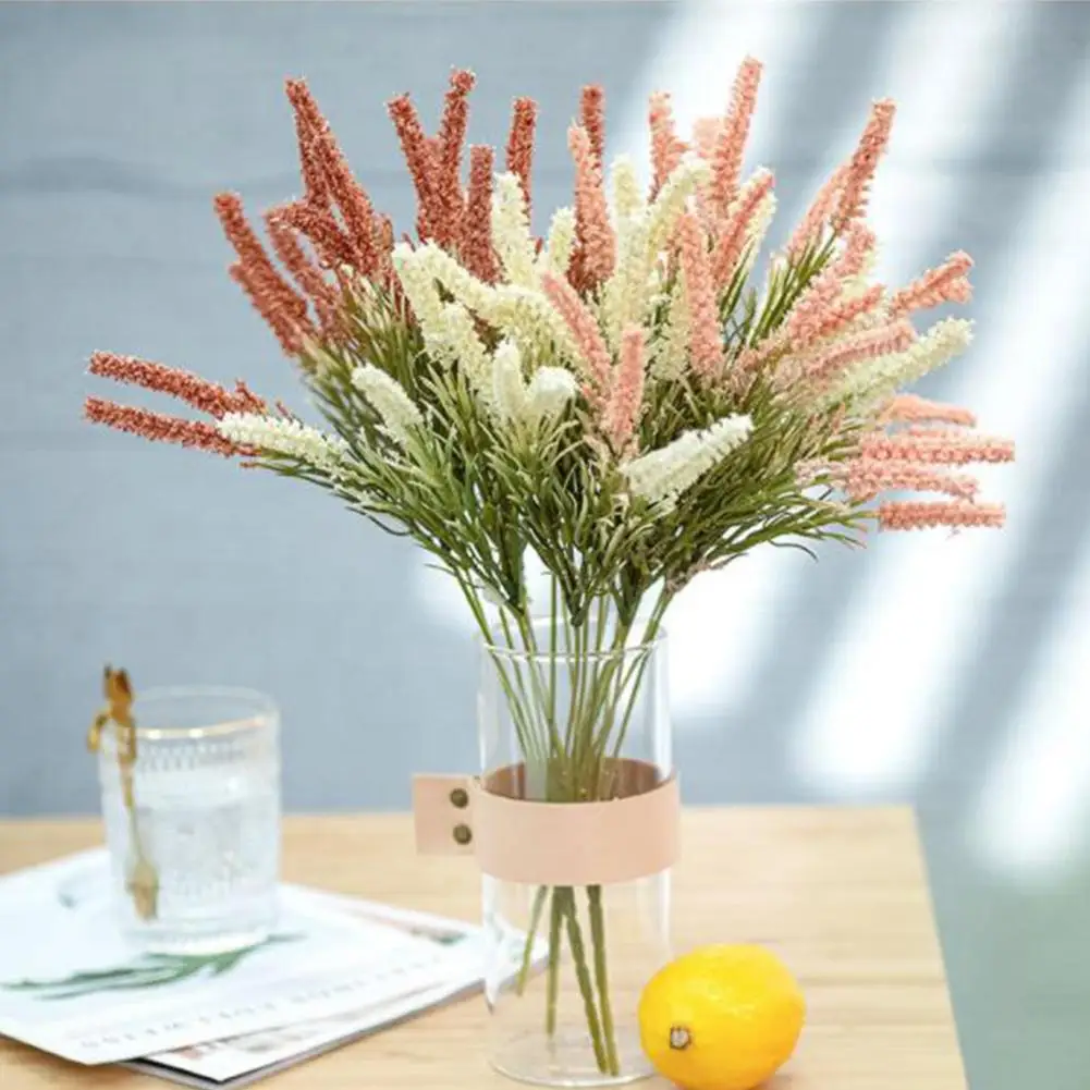 

1 Bunch Lifelike Artificial Lavender Wheat Ears Rural Style Eternal Flowers Wedding Garden Parties Dining Table Decoration