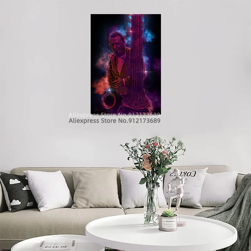 Современный плакат Стэн Гетц из японских легенд Картина на холсте плакаты и