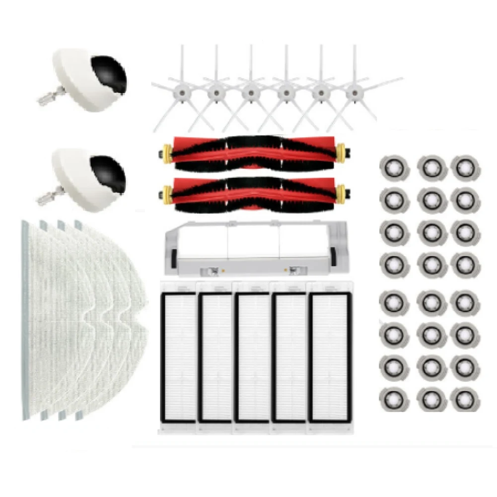 

For Roborock S50 T7Pro T6 P5 S5 Vacuum Cleaner Spare Part Hepa Filter Mop Cloth Roller Main Side Brush Universal Wheel