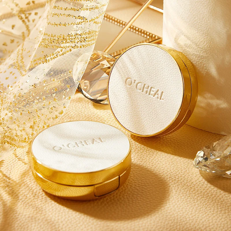 

Lambskin BB Air Cushion Foundation CC Cream Concealer Whitening Makeup Cosmetic Waterproof Moisturizing Brighten Face Base Tone