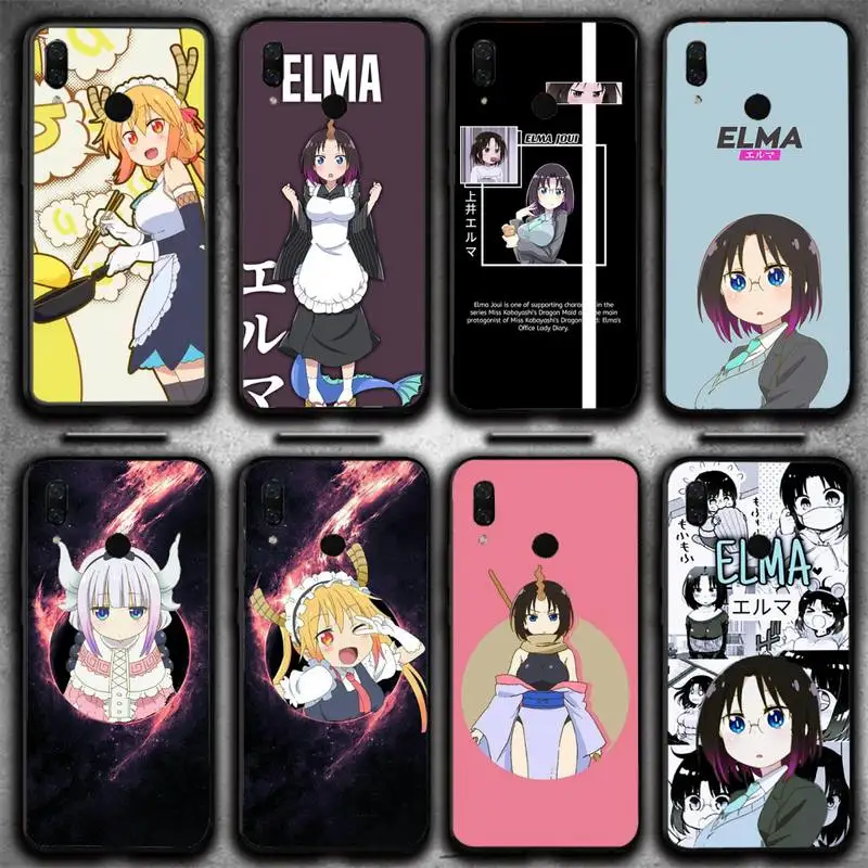 

Elma Dragon Maid Cartoon Phone Case For Xiaomi 11 10 12Spro A2 A2lite A1 9 9SE 8Lite 8explorer F1 Poco 12S Ultra Cove