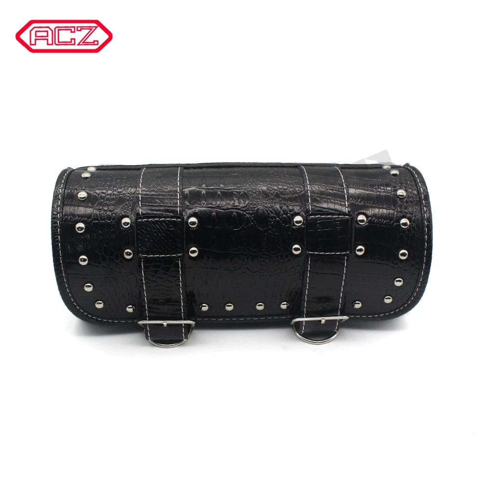 1 шт. Мотоцикл Барабанный инструмент Боковая сумка седла из искусственной кожи Винтажная седельная сумка для Harley Honda Davidson Softail Custom on.