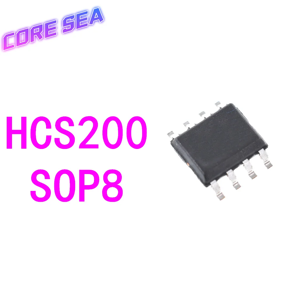 

10PCS HCS200 HCS200-I/SN SMT SOP8 Wireless Rolling Decoder Chip IC