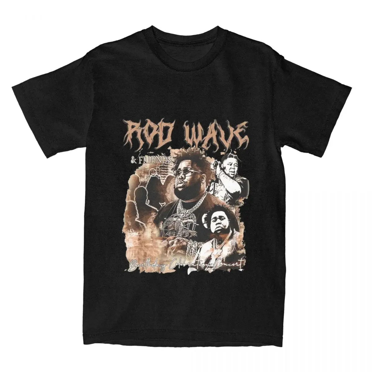 

Men Women's Rod Wave And Friends Shirts Accessories Casual Pure Cotton Classic Hiphop Character T Shirts Tee Clothes New Arrival