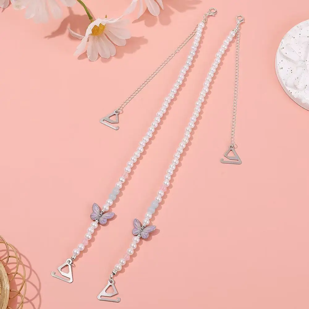 Регулируемые очаровательные нескользящие бретели для нижнего белья с бабочкой и