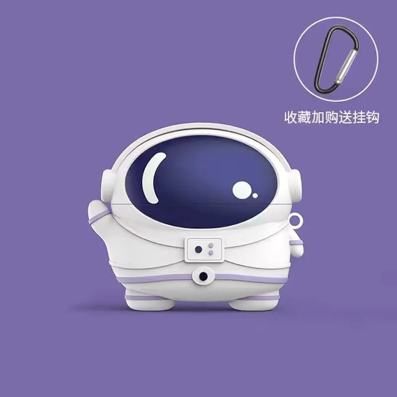 

Creative astronaut airpods protective cover Apple 1/2 generation Bluetooth headset shell pro3 generation cute silicone soft