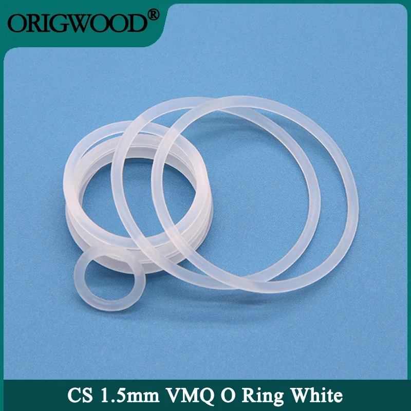 Уплотнительное кольцо VMQ 10/50 шт. прокладка CS 1 5 мм внешний диаметр ~ 80 белая шайба