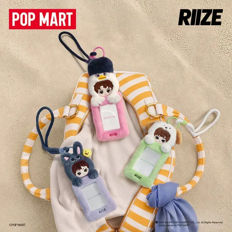 Фото POPMART RIIZE Fluffy Club Series: Загадочная коробка-сюрприз с держателем для карт, очаровательная аниме-кукла, настольный набор, подарок №3