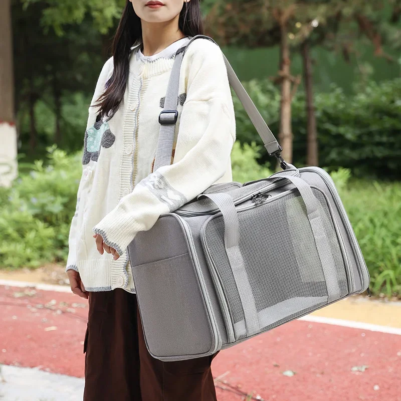 Сумка для кошек портативная сумка через плечо переноска большая вместимость