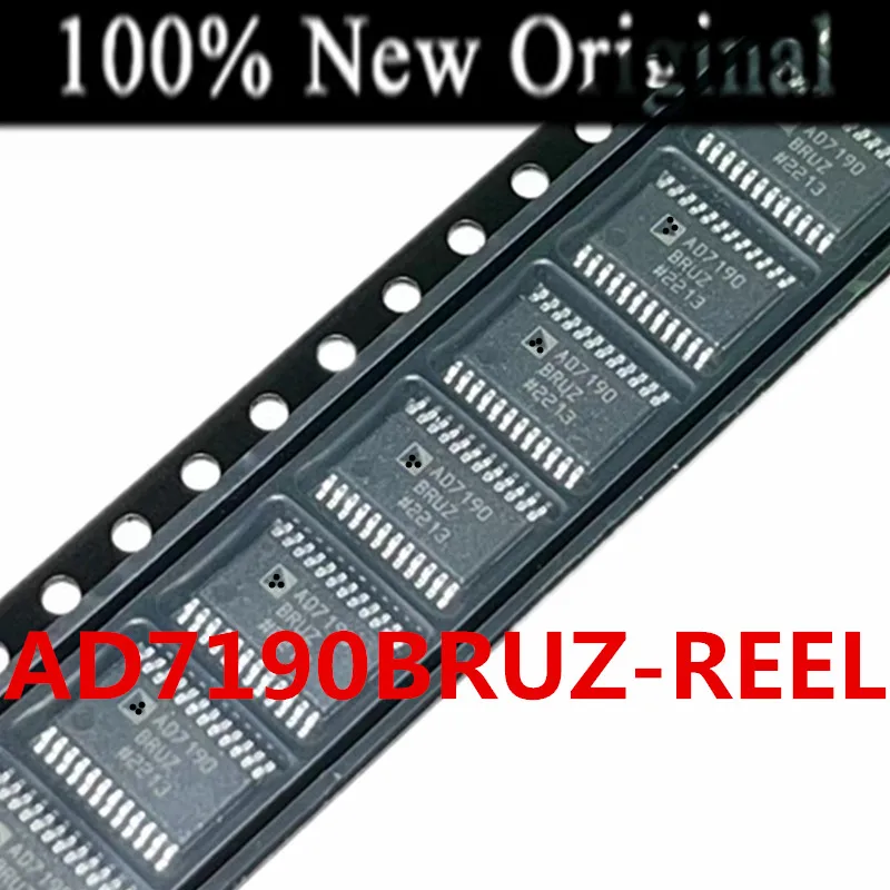 

5PCS/Lot AD7190BRUZ-REEL AD7190BRUZ AD7190 TSSOP-24 100% new original 24-bit analog-to-digital converter chip