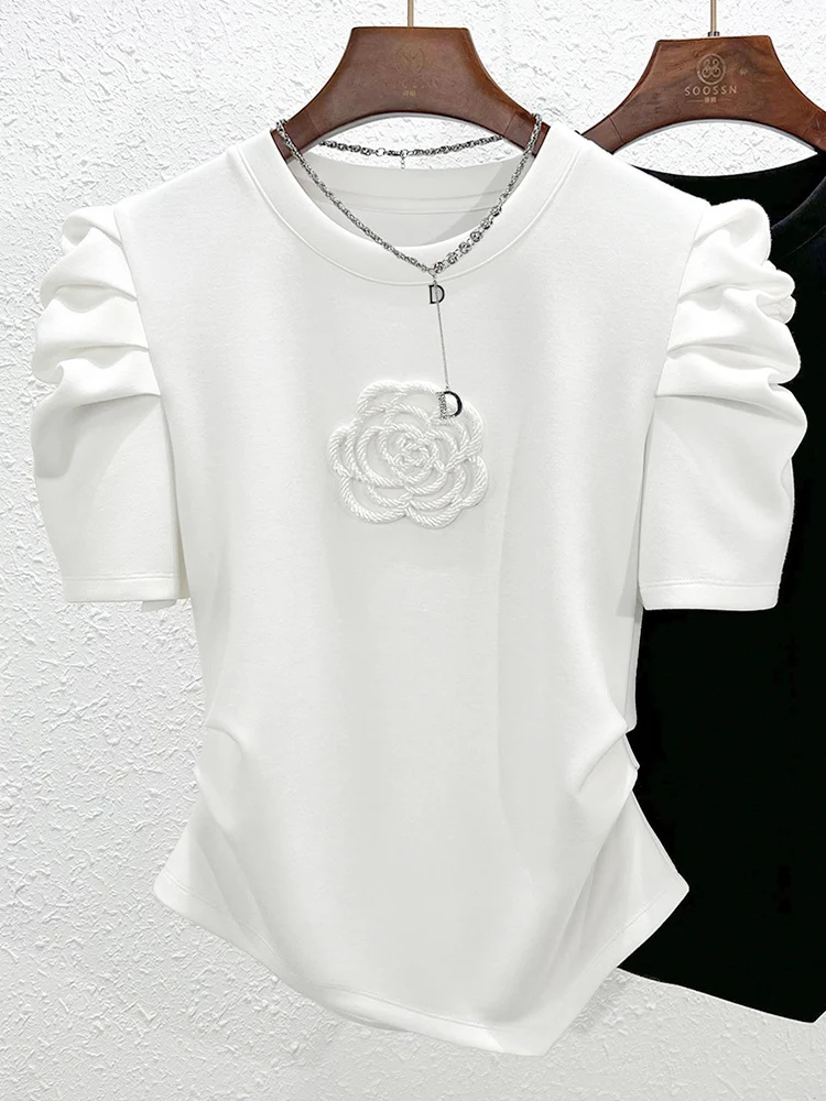 

BOBOKATEER Haut Femme T Shirt Women Clothing Fashion Poleras Mujer Summer Top Short Sleeve Woman Tshirts O-Neck T-shirty Damskie