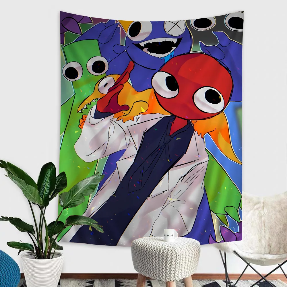 Game R-RainbowS F-Friends Hanging Bohemian Tapestry Tarot Hippie Wall Rugs Dorm Home Decor