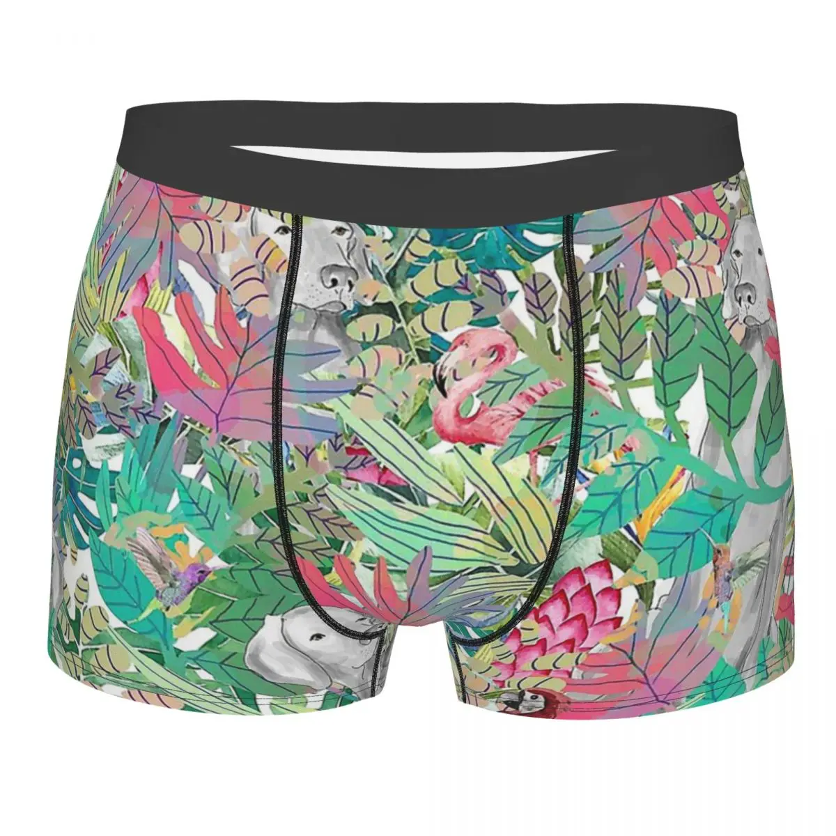 

WEIMS Tropical Leaves Beach Cool Underpants Breathable Panties Shorts Boxer Briefs Man Underwear Ventilate