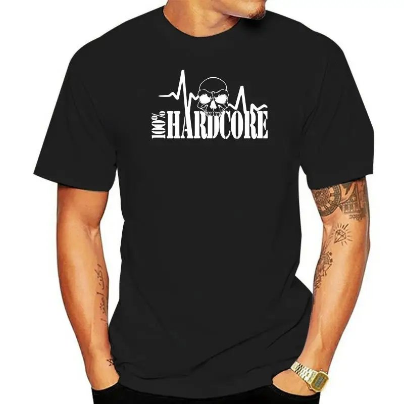 

100 Hardcore T Shirt Summer 2022 Cheap Streetwear Clever Custom Tshirt Character Letters Short Sleeve Popular Hilarious