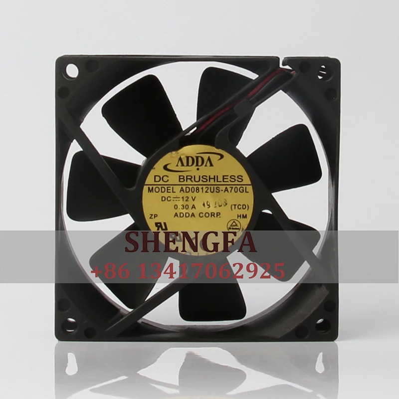 Осевой вентилятор охлаждения ADDA, 24 В, 48 В, 12 В постоянного тока, 8025 А, 80x80x25 мм, 8 см