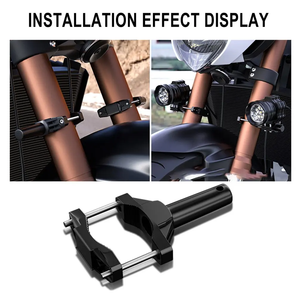 

Universal Mounting Bracket For Motorcycle Bumper Modification Shock Absorption Large Fixture Spotlight Fixing Extension Bracket