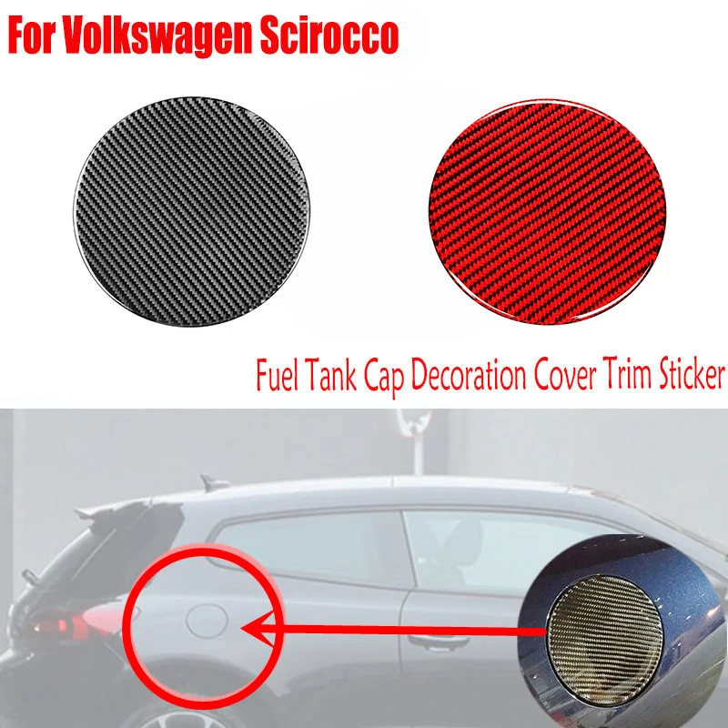 

Автомобильные аксессуары из углеродного волокна для Volkswagen VW Scirocco 2009-2016, Внешние детали, крышки топливного бака, декоративные наклейки для о...