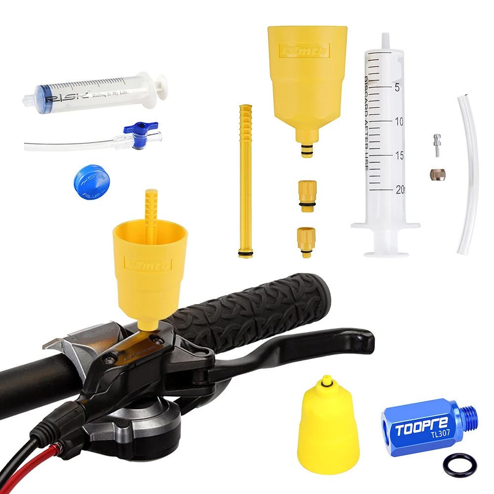 

Bike Oil Filling and Changing Tool Kits Simple Bicycle Brake Oil Change Tool Portable Durable Repair Maintenance Kits