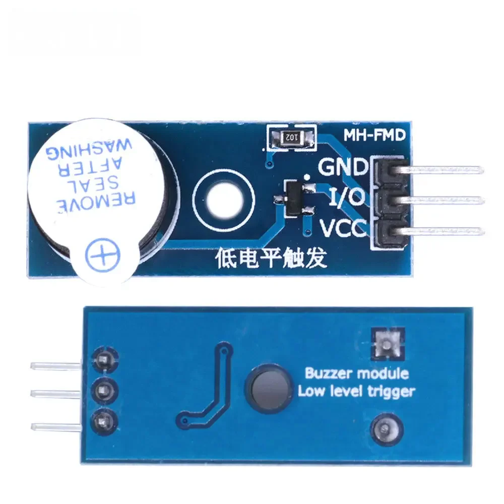 Фото Плата управления с низким уровнем активации DC3.3-5V, модуль зуммера для Arduino Smart Car DIY Kit - активный/пассивный с датчиком звука №5