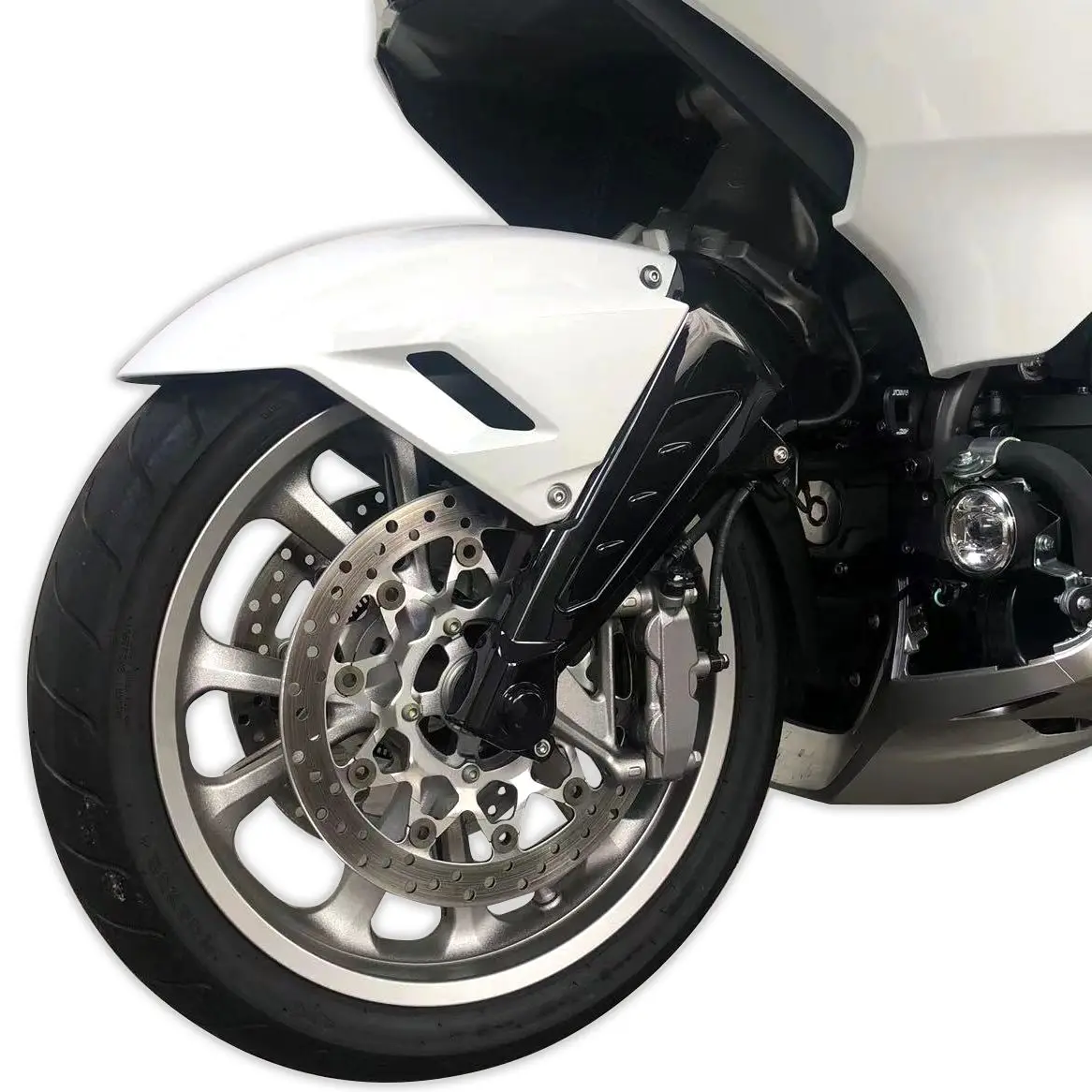 

Front Fork Leg Covers Protective Cover Mounting Kit For Honda Gold Wing GL1800 GL1800B F6B 2018-2023 Motorcycle Black Plating