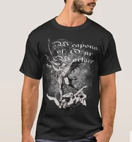 weapons of our warfare archangel st michael fight illustration t shirt cotton short sleeve o neck mens t shirt new s 3xl