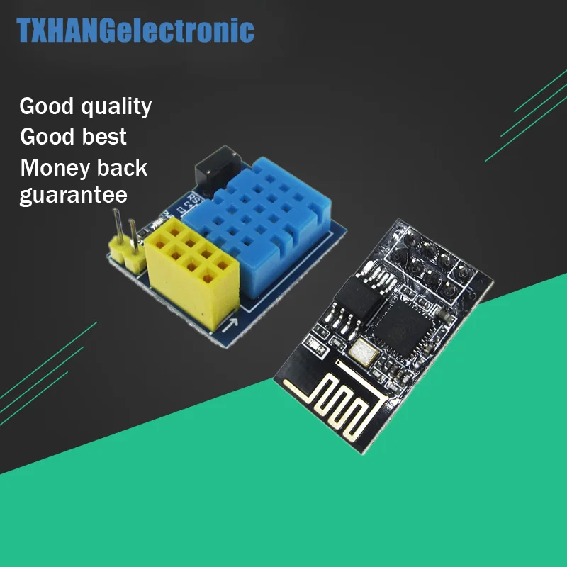 ESP8266 Φ DHT11 модуль датчика температуры и влажности ESP8266 Wifi NodeMCU Smart Home IOT (с ESP01) diy