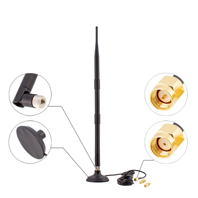 12DBi LoRaWAN Helium антенна c разъемами RP SMA Мужская LoRa трансмиссия для Bobcat RAK HNT 2G 3G(868 МГц)