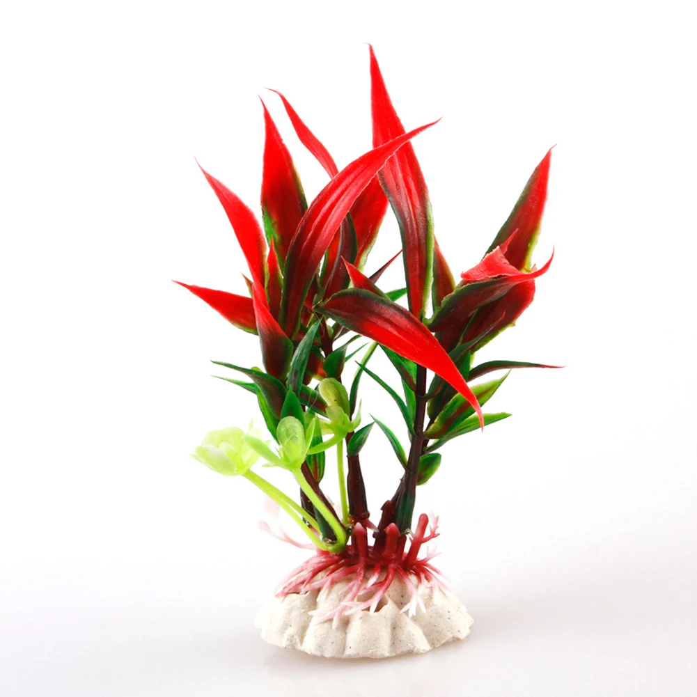

Plastic Indoor Centerpiece Simulation Artificial Grass Aquarium Decoration DIY Fish Tank Home Decor Non Toxic Evergreen Fake