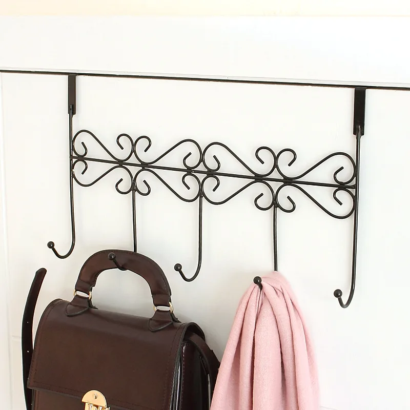 

Hanging Cloth Clothes Hat Hanger Hooks Towel Hooks Over Five Door Door Bag Bathroom Coat Over