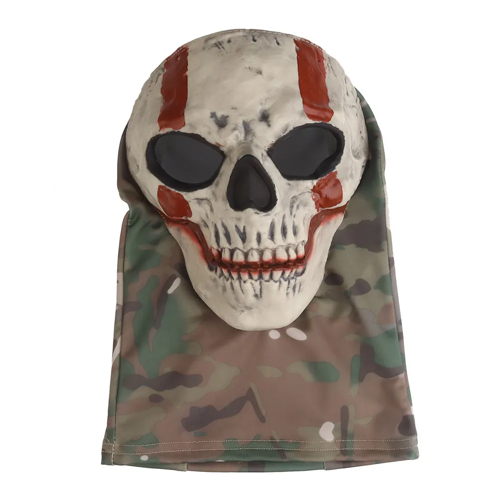 Маска на лицо для взрослых в виде призрака Хэллоуин силиконовый ужас дышащий