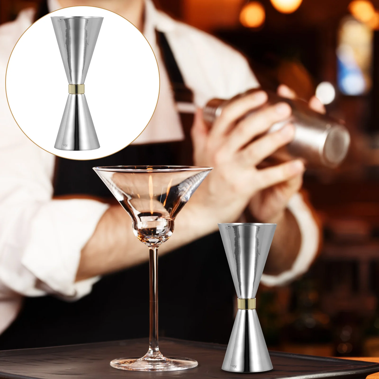 

Jigger Measuring Cocktail Bar Cup Double Measure Drink Bartending Bartender Martini Shot Tools Sidedtool Japanese Jiggers