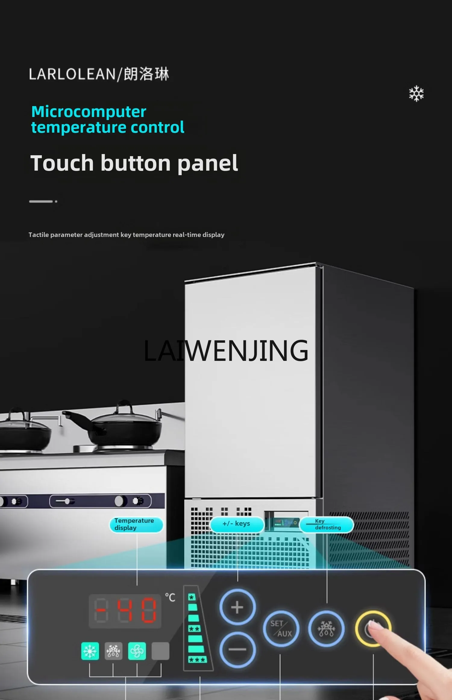 Коммерческий низкотемпературный холодильник LYN булочка с морским огурцами