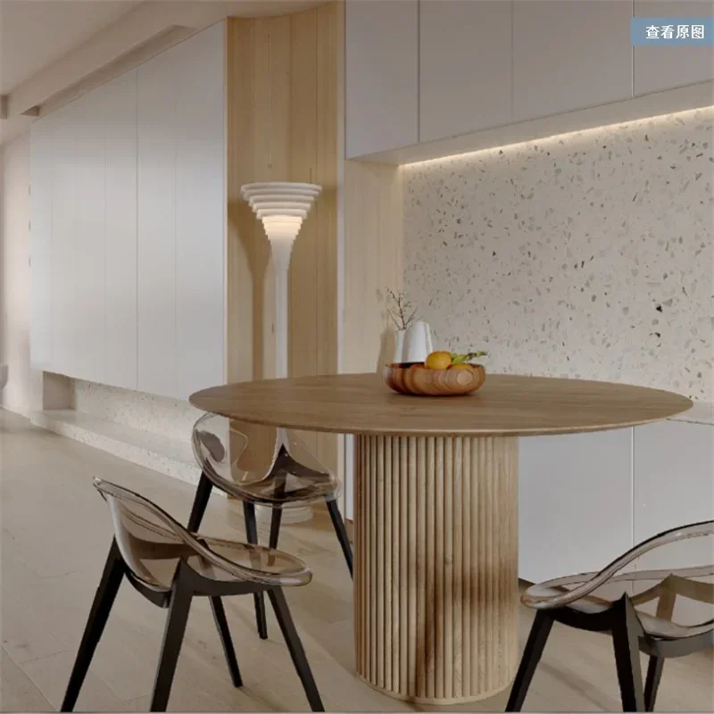 Обеденный стол в скандинавском стиле роскошный минималистичный письменный