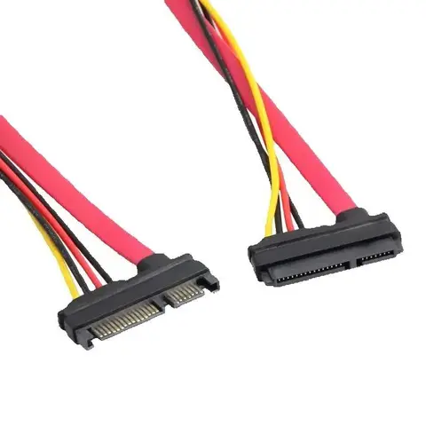 Кабель-адаптер SATA 22-контактный разъем SATA «папа-мама» 7+15-контактный последовательный порт ATA SATA Комбинированные удлинительные кабели для жестких драйверов 0,1 м 0,3 м 1 м