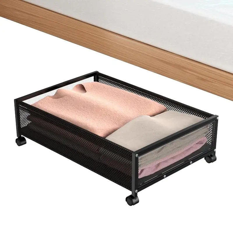 

Underbed Storage Bag Organizer Portable Under Bed Storage With Wheels Shoe Organizer Drawer Containers With Wheel For Store