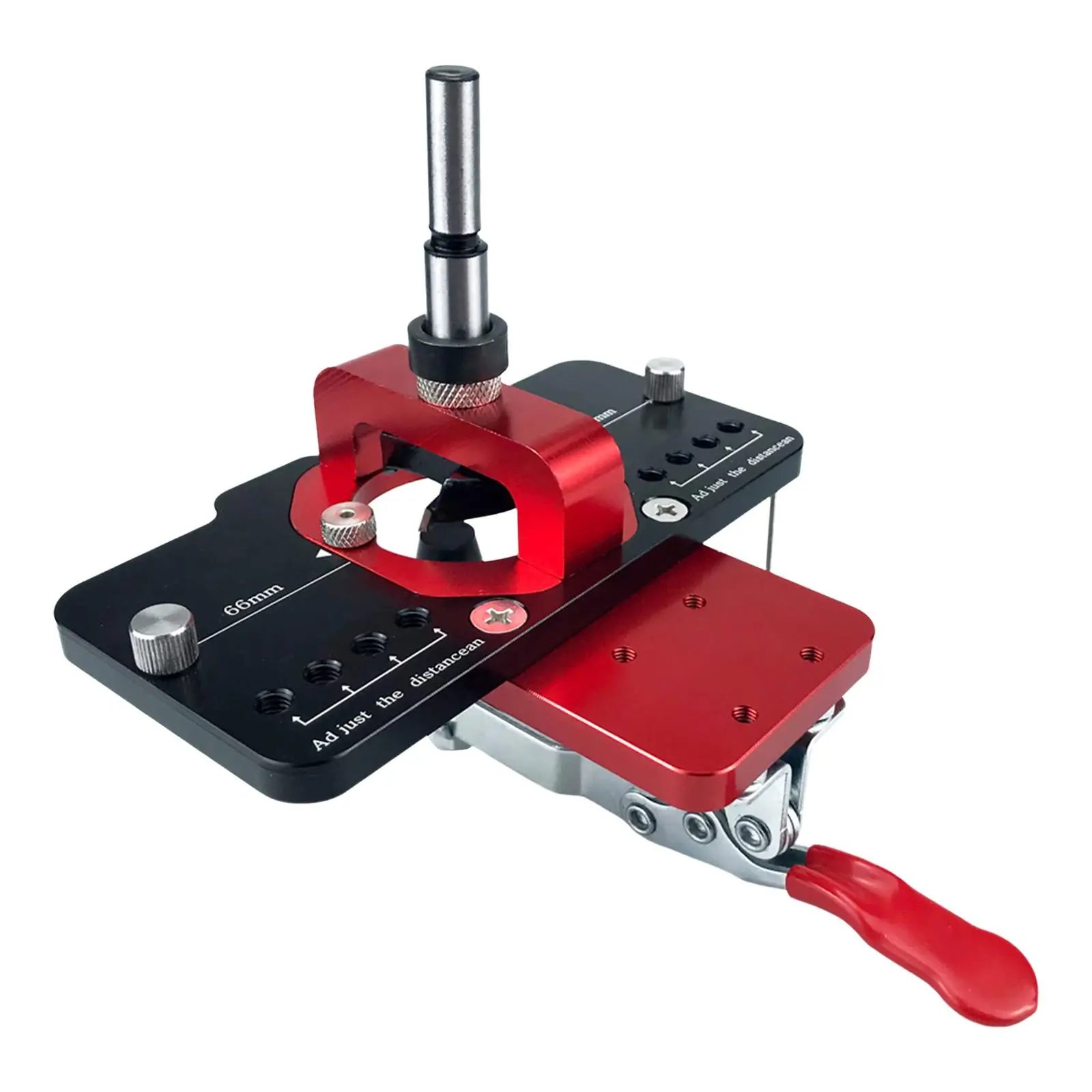 

35mm Hinge Boring Puncher Template Hardware Clamp Hole Drilling Guide Aluminum