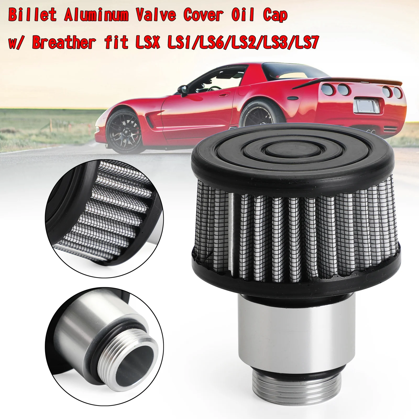 

Artudatech заготовка алюминиевая масляная крышка дыхательный клапан подходит для Holley LS стильные крышки клапанов аксессуары для автомобиля