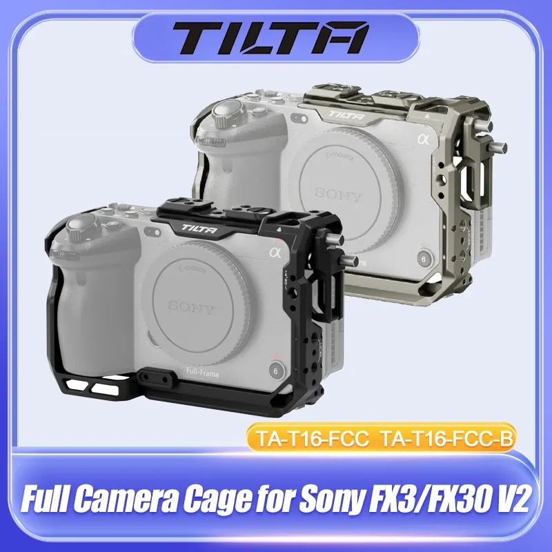 

TILTA TA-T16-FCC Full Camera Cage Sony FX3 FX30 Armor Pro Kit Light Basic Full Cage Body Surround Tactical Suit Anti Scratch