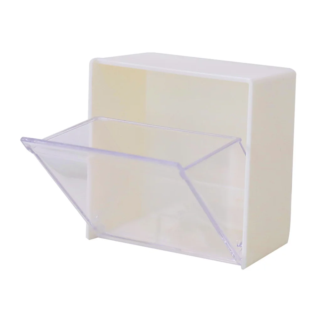 

Desktop Storage Box Pads Container Cotton Holder Wall-mounted Organizer
