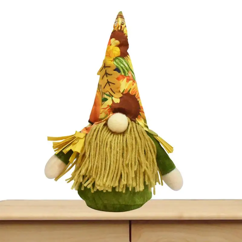 

Подсолнух карликовая кукла мягкая безлицевая кукла с подсолнухом плюшевые шведские гномы украшения на удачу Осенний урожай праздник дом