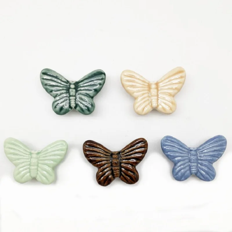 

10PCS Single Hole Cabinet Ceramic Handles Wardrobe Closet Knobs Cupboard Drawer Door Pulls Furniture Hardware