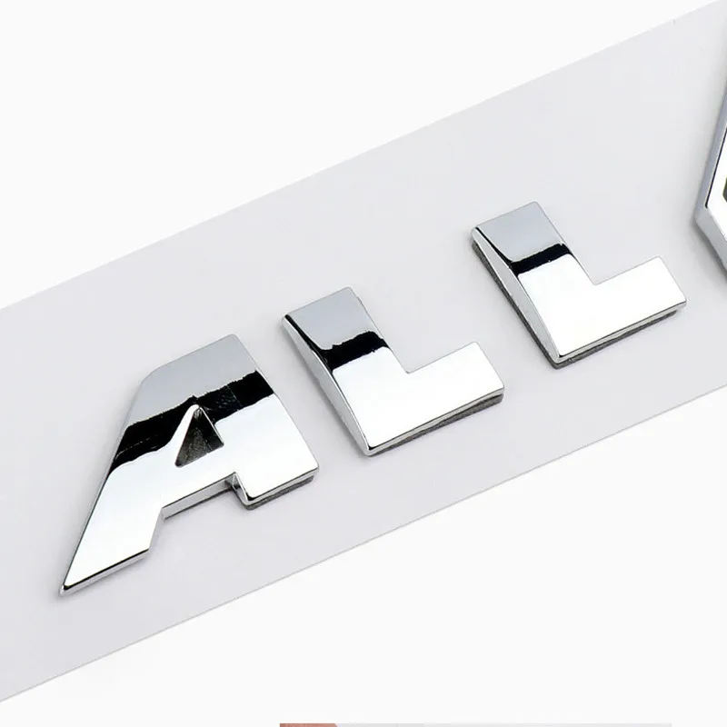 1 шт. металлическая 3d-эмблема с 4 буквами |