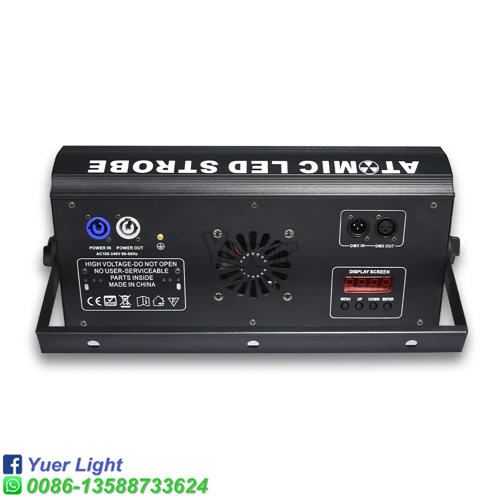 Светодиодный стробоскоп 48 + 8 сегментов на микрофоне RGB DMX управление сценическое