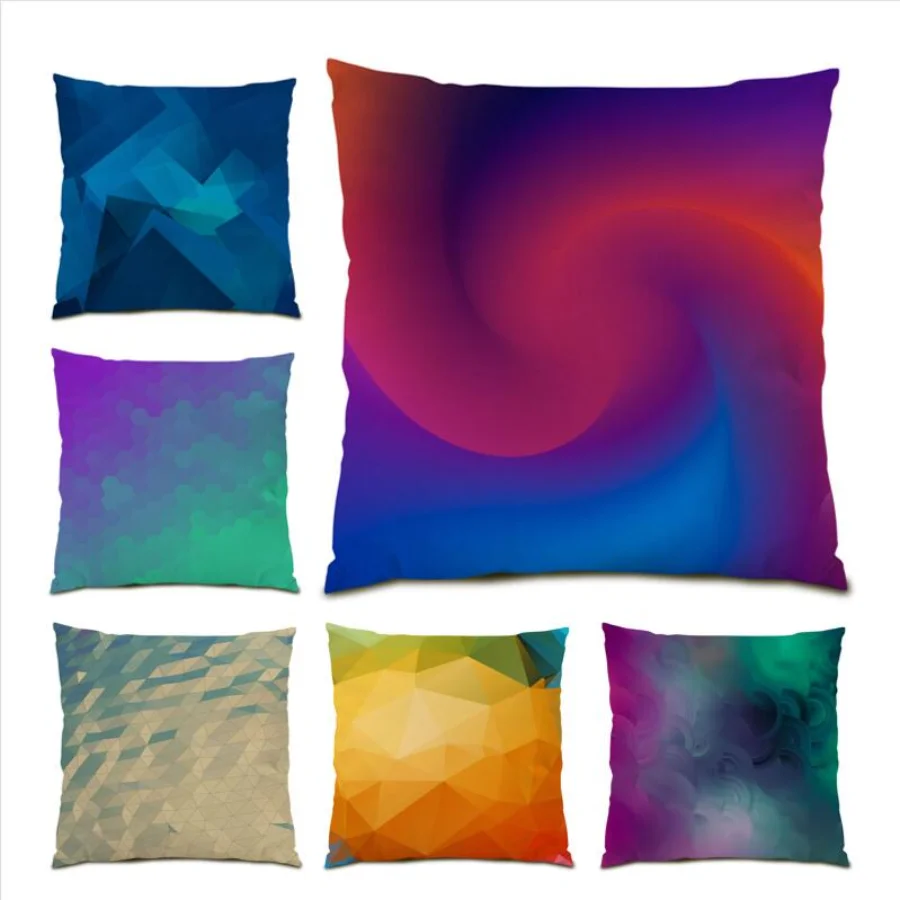 

Abstract Decoration Home Pillow Cover Sofa Cushion Cover 45x45 Living Room Decoration Throw Pillow Covers Velvet Geometric E0638