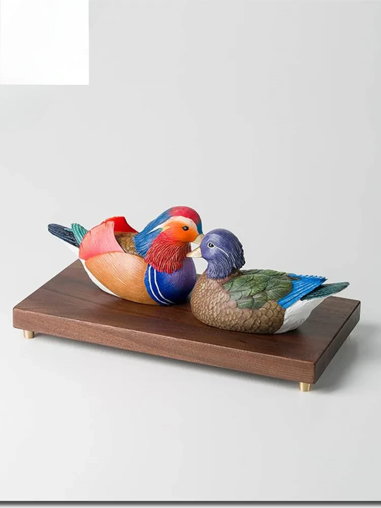 Пара статуэток mandarin duck