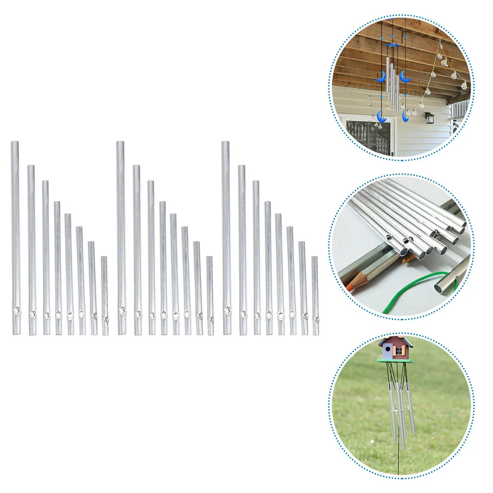 

Wind Chime Tubes Diy Tube Pipes Supplies Bell Making Metal Outdoor Parts Accessories Pipe Garden Chimes Aluminum Kit Rainbow