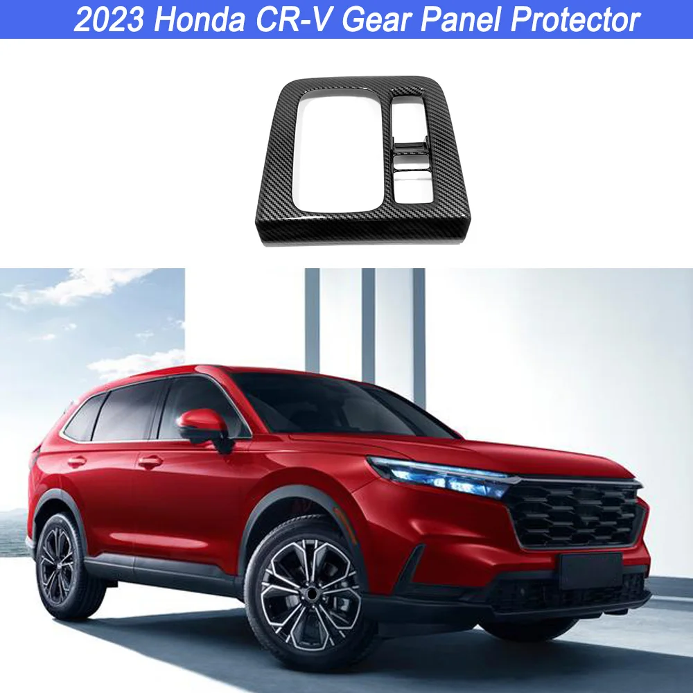 

Для Honda CR-V CRV CR V 2023 автомобильные аксессуары Стайлинг нержавеющая сталь углеродное волокно переключение передач Панель защитная накладка