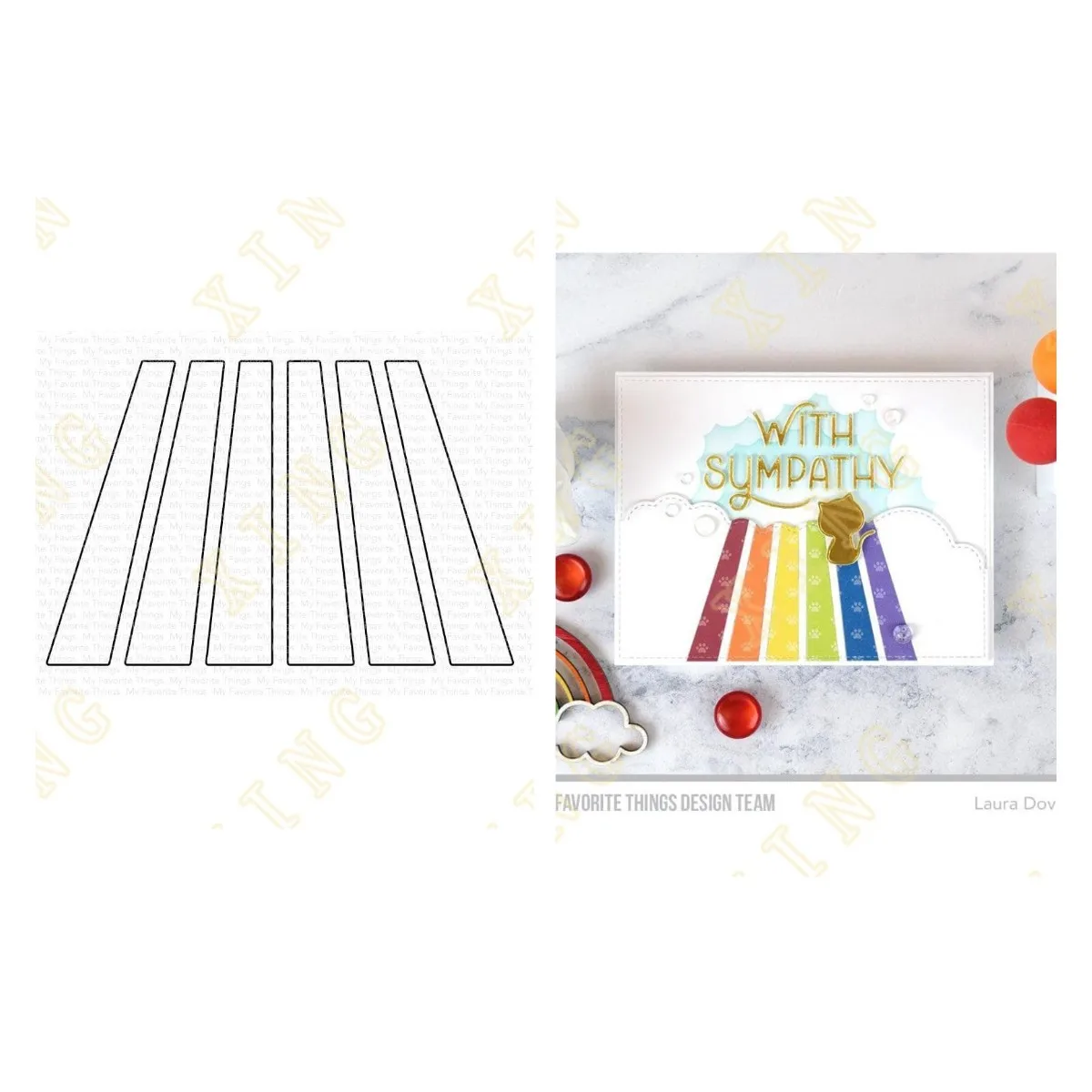 

Rainbow Bridge Metal Craft Cutting Dies Diy Scrapbook Paper Diary Decoration Card Handmade Embossing New Product for 2022