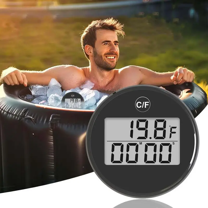 Термометр для водяной бани с таймером небольшой плавающий водонепроницаемый